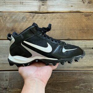 Men Nike Land Shark Legacy Black White Football Cleats Shoes